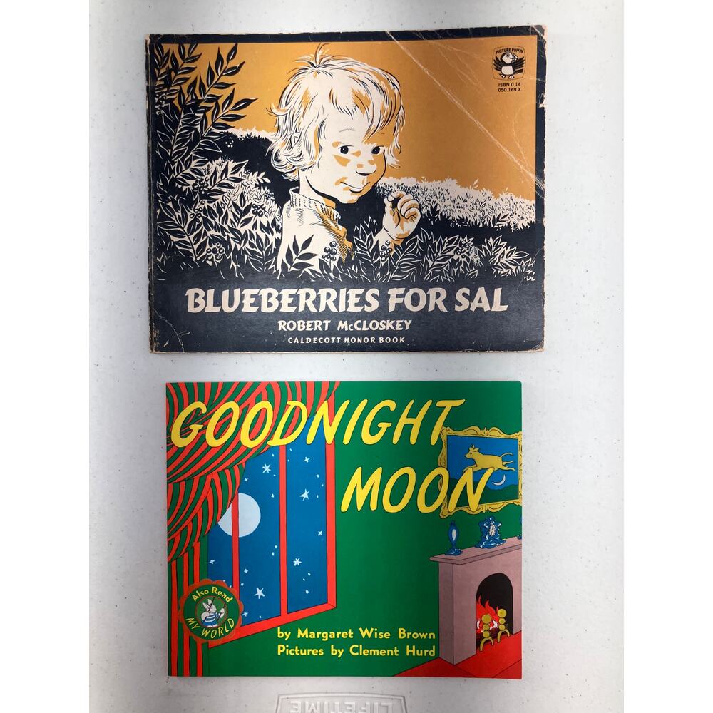 Goodnight Moon Blueberries For Sal Robert McCloskey Margaret Wise Brown Books